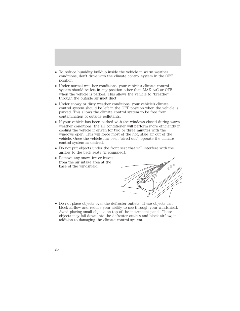Controls and features | FORD 2001 Ranger User Manual | Page 26 / 272