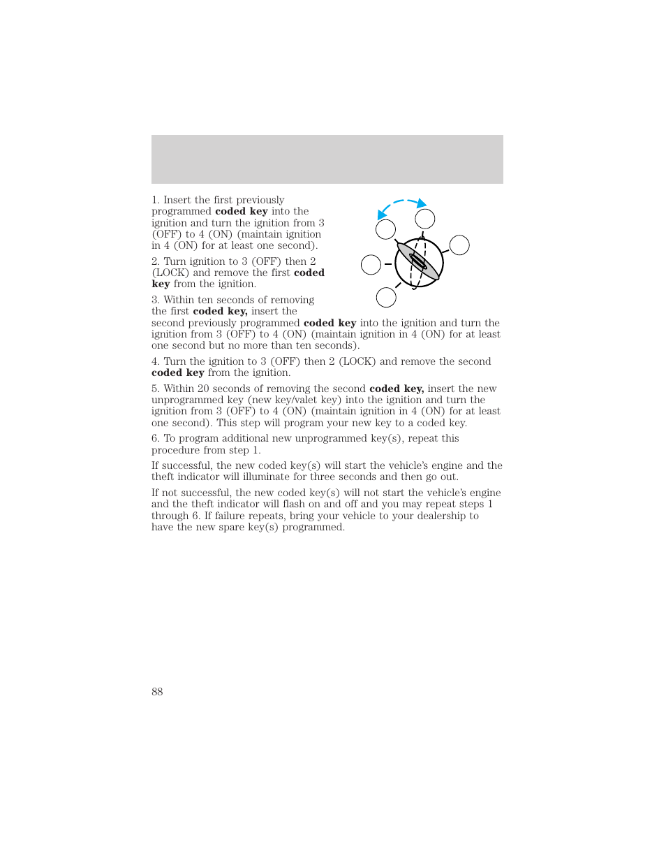 Controls and features | FORD 2001 Ranger User Manual | Page 88 / 272