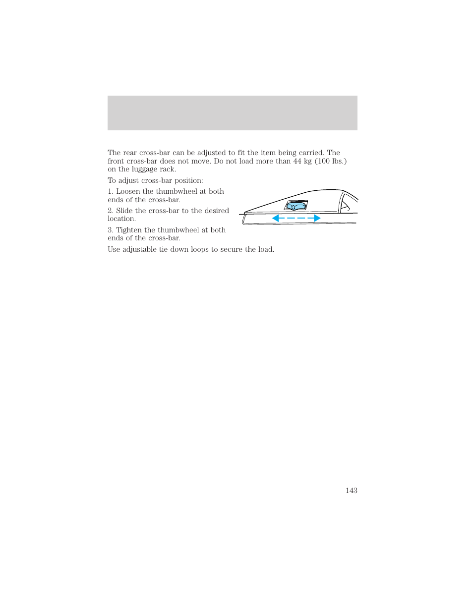 Driving | FORD 2001 Taurus User Manual | Page 143 / 256