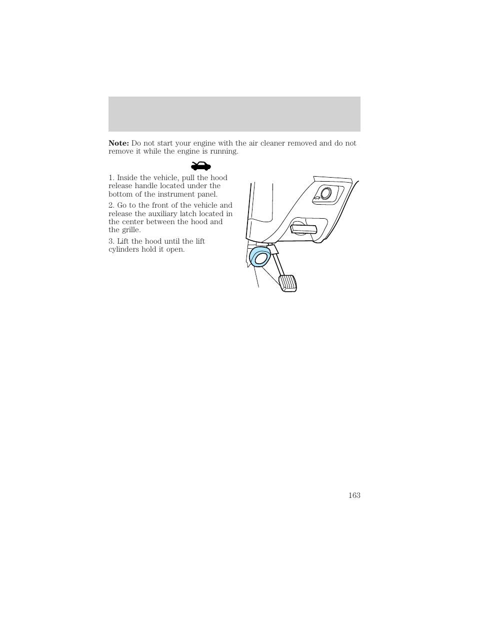 Maintenance and care | FORD 2001 Taurus User Manual | Page 163 / 256