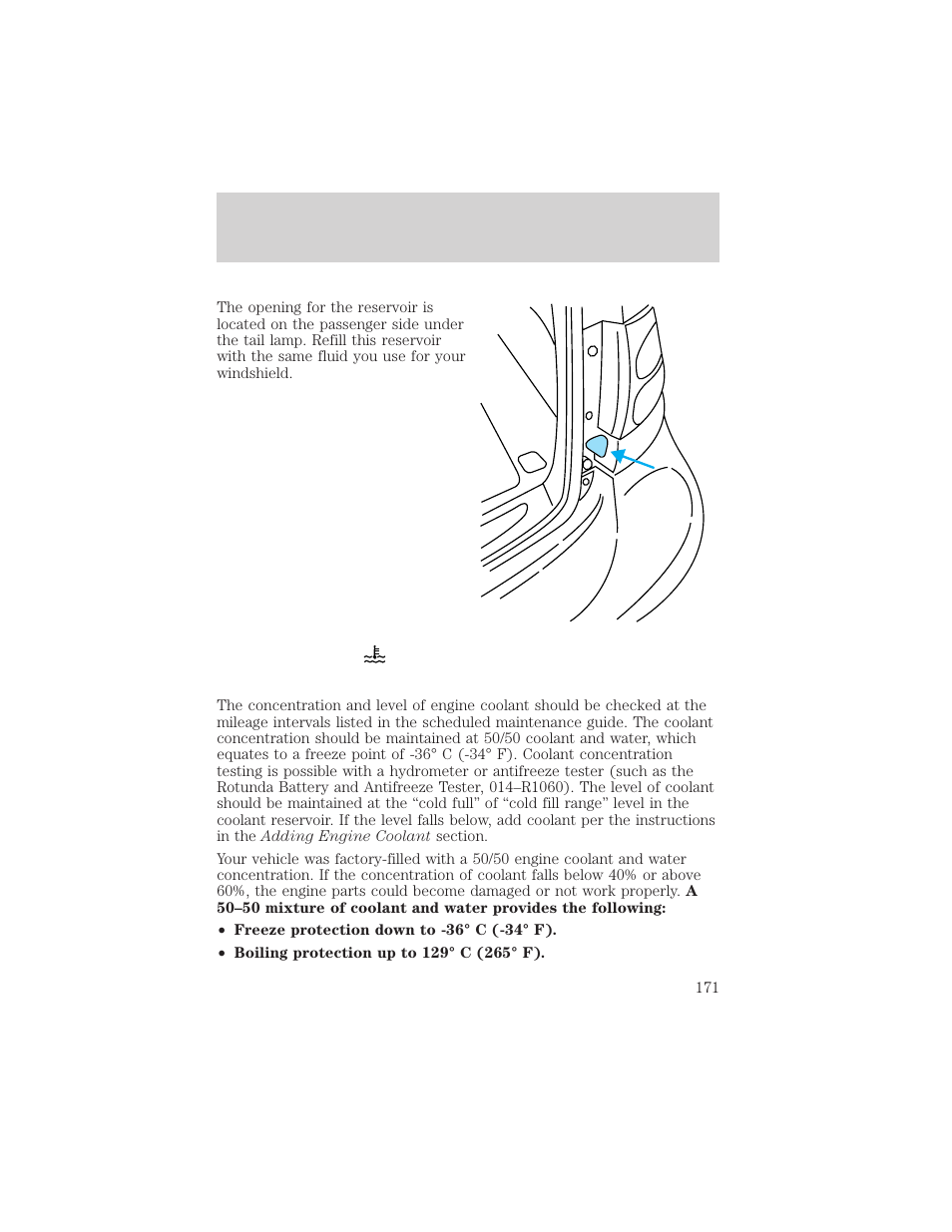 Maintenance and care | FORD 2001 Taurus User Manual | Page 171 / 256