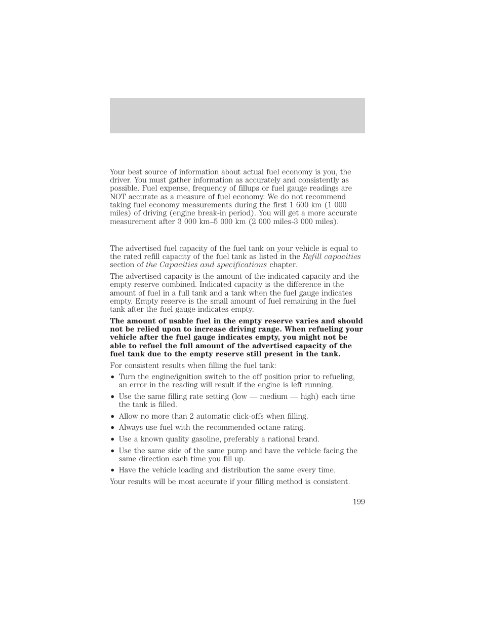 Maintenance and care | FORD 2001 Taurus User Manual | Page 199 / 256