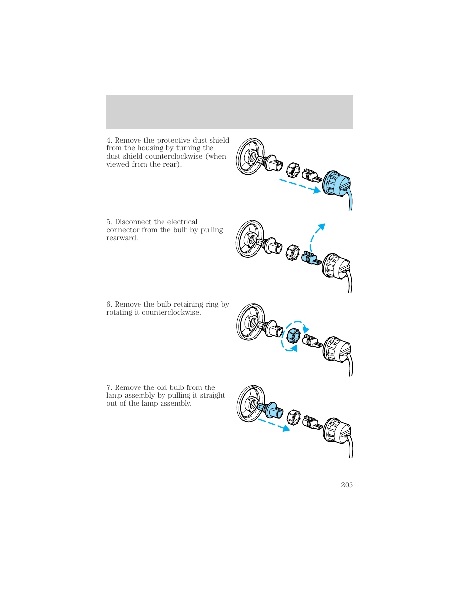Maintenance and care | FORD 2001 Taurus User Manual | Page 205 / 256