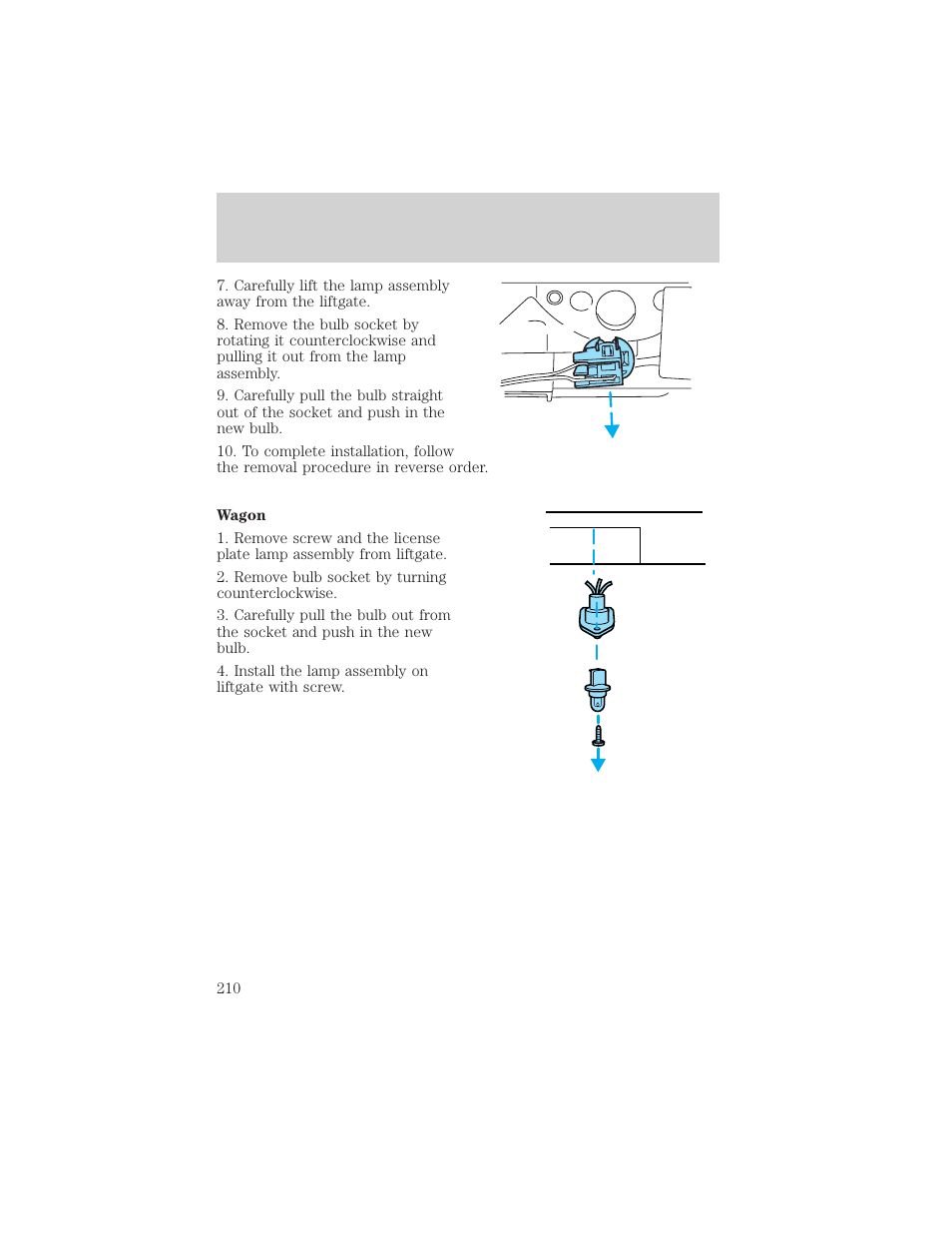 Maintenance and care | FORD 2001 Taurus User Manual | Page 210 / 256