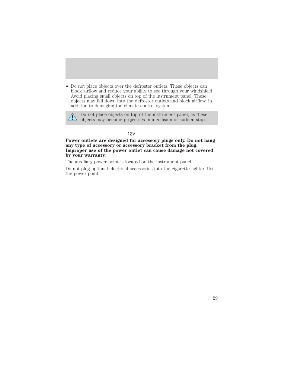 Controls and features | FORD 2001 Taurus User Manual | Page 29 / 256