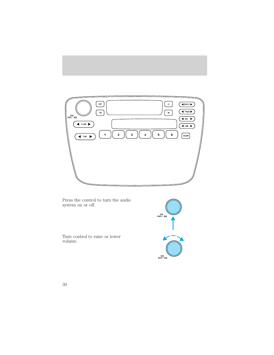 Controls and features | FORD 2001 Taurus User Manual | Page 30 / 256