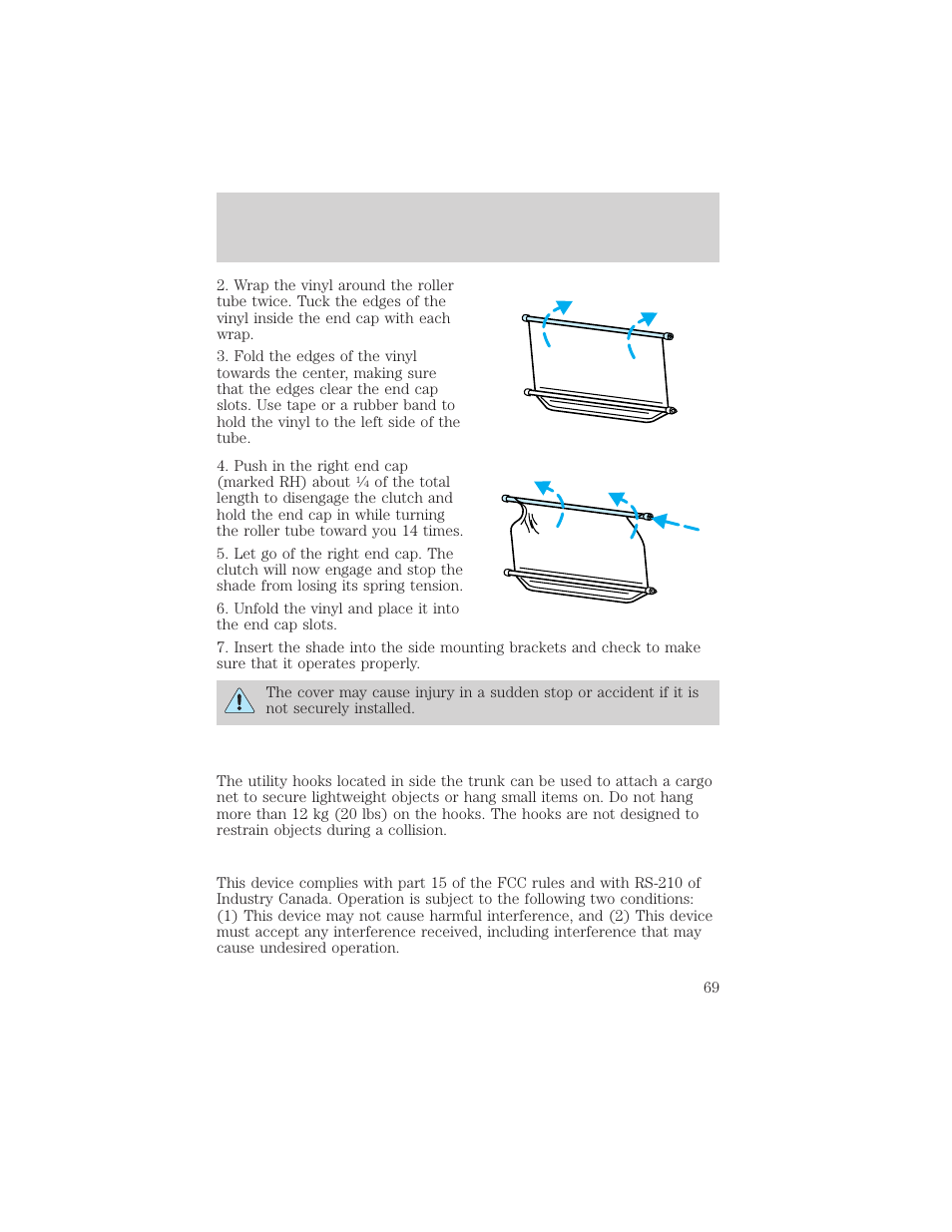 Controls and features | FORD 2001 Taurus User Manual | Page 69 / 256