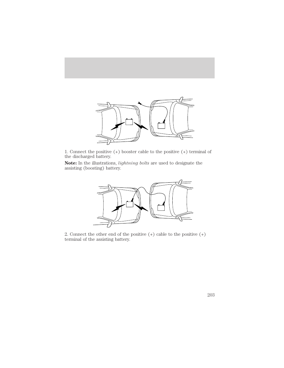 Roadside emergencies | FORD 2001 Windstar User Manual | Page 203 / 288
