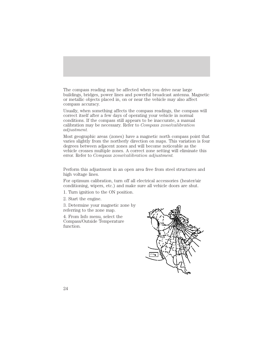 Instrumentation | FORD 2001 Windstar User Manual | Page 24 / 288