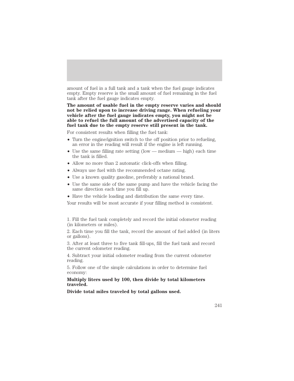 Maintenance and care | FORD 2001 Windstar User Manual | Page 241 / 288