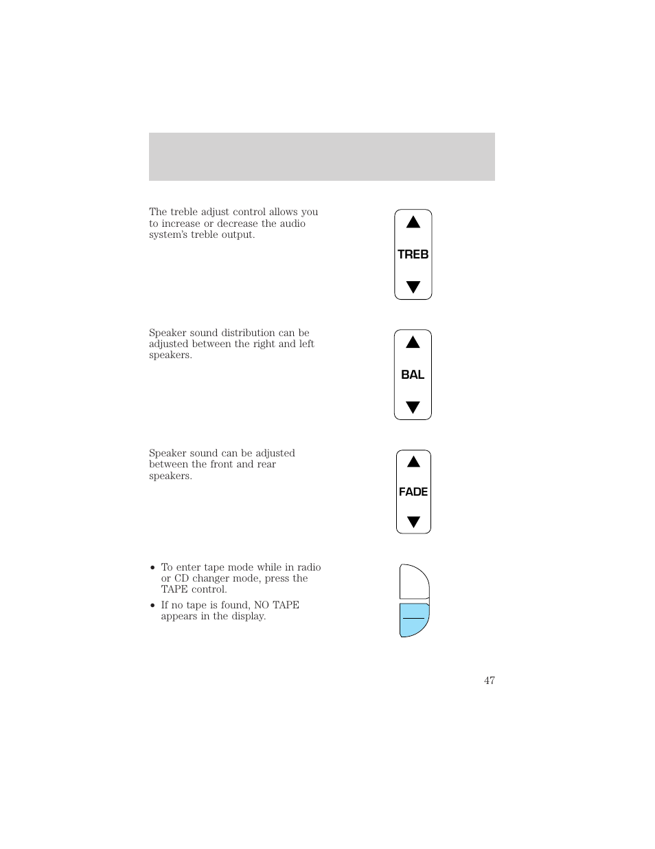 Clk controls and features | FORD 2001 Windstar User Manual | Page 47 / 288