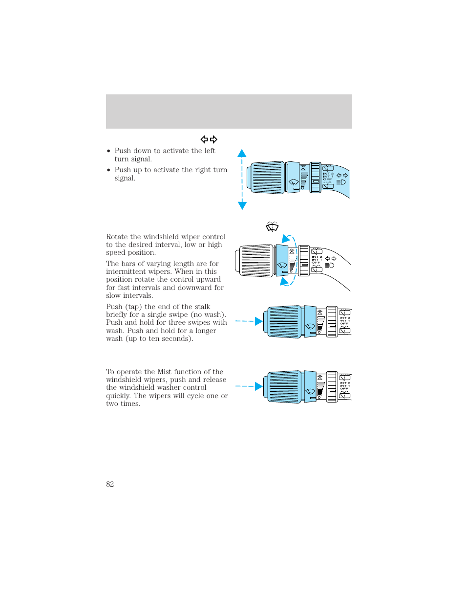 Controls and features | FORD 2001 Windstar User Manual | Page 82 / 288