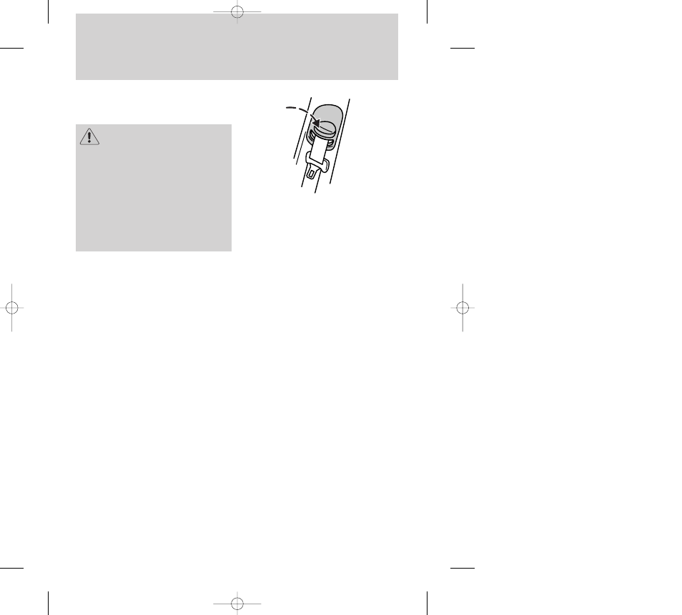 Seating and safety restraints | FORD 2000 Contour User Manual | Page 81 / 248