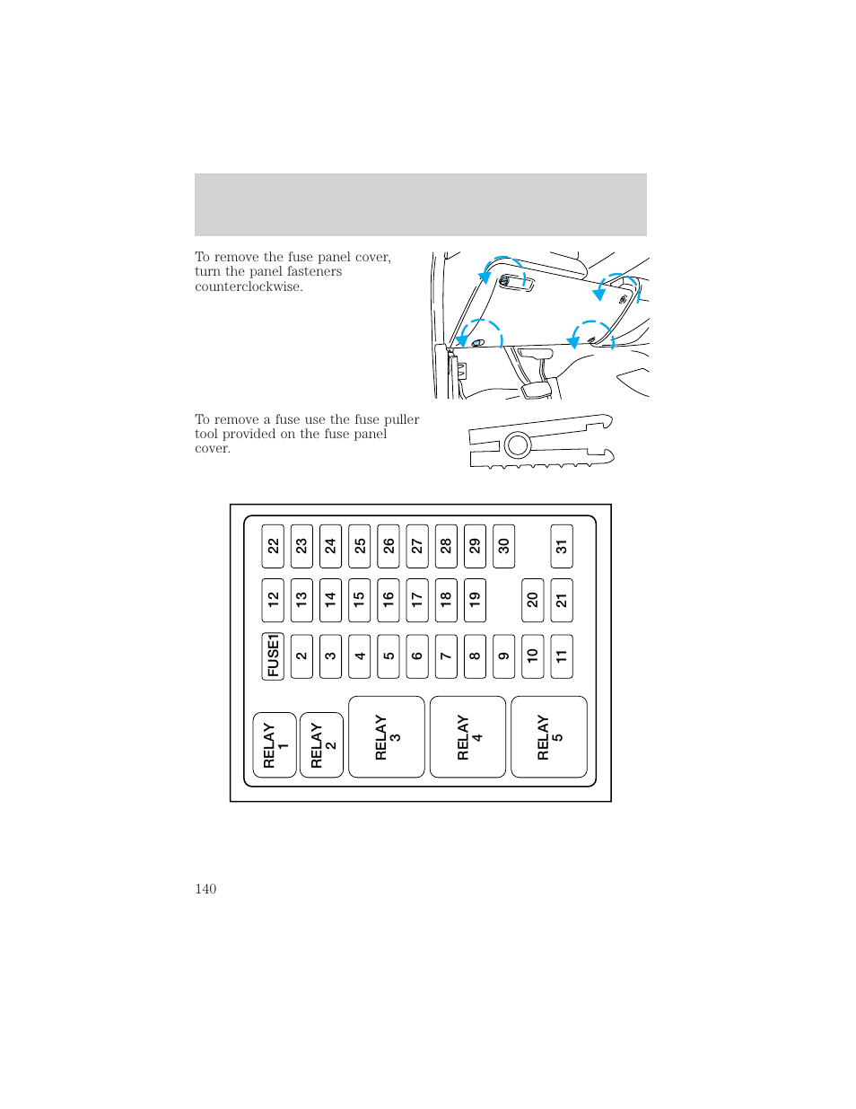 Roadside emergencies | FORD 2000 Excursion v.1 User Manual | Page 140 / 232