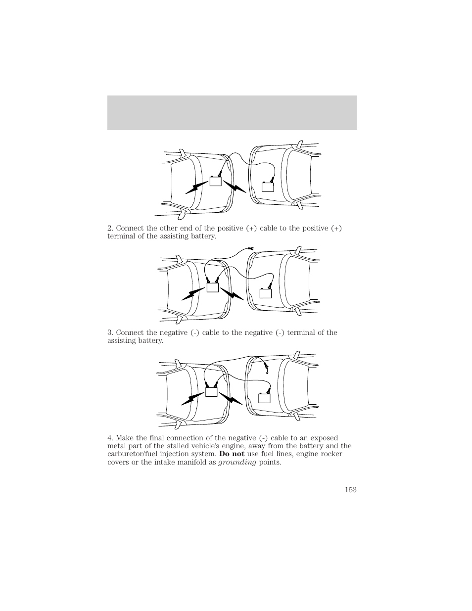 Roadside emergencies | FORD 2000 Excursion v.1 User Manual | Page 153 / 232
