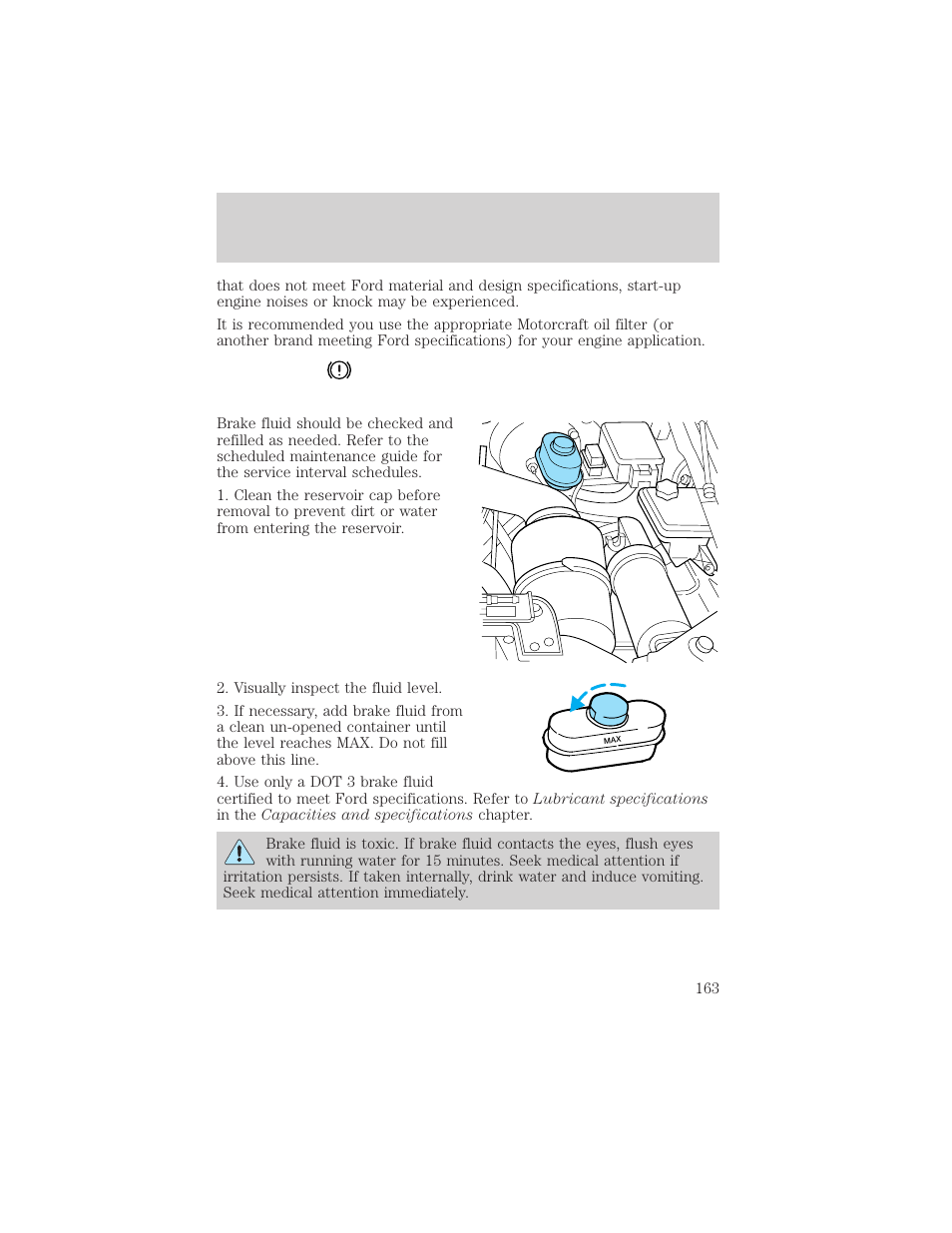 Maintenance and care | FORD 2000 Excursion v.1 User Manual | Page 163 / 232