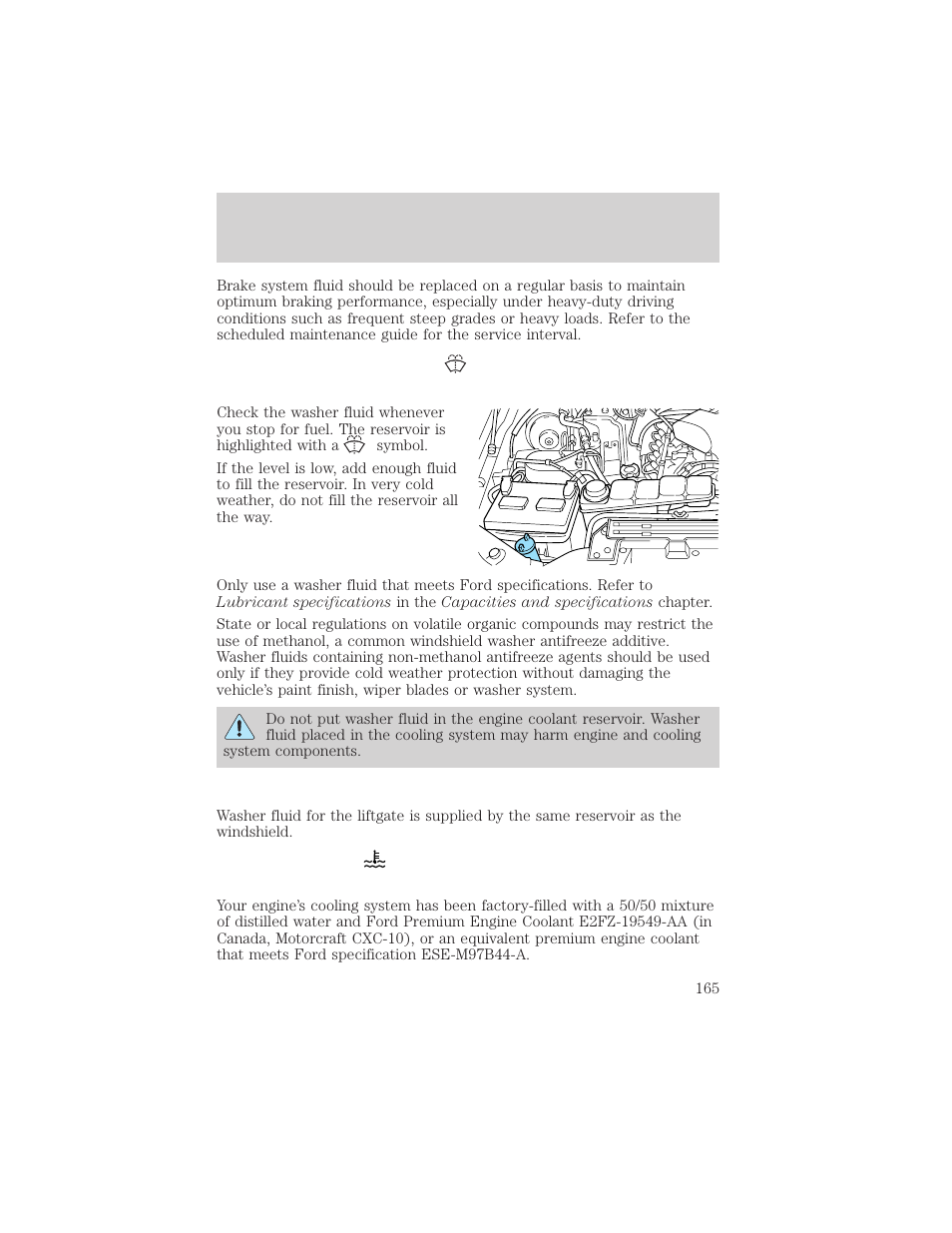 Maintenance and care | FORD 2000 Excursion v.1 User Manual | Page 165 / 232