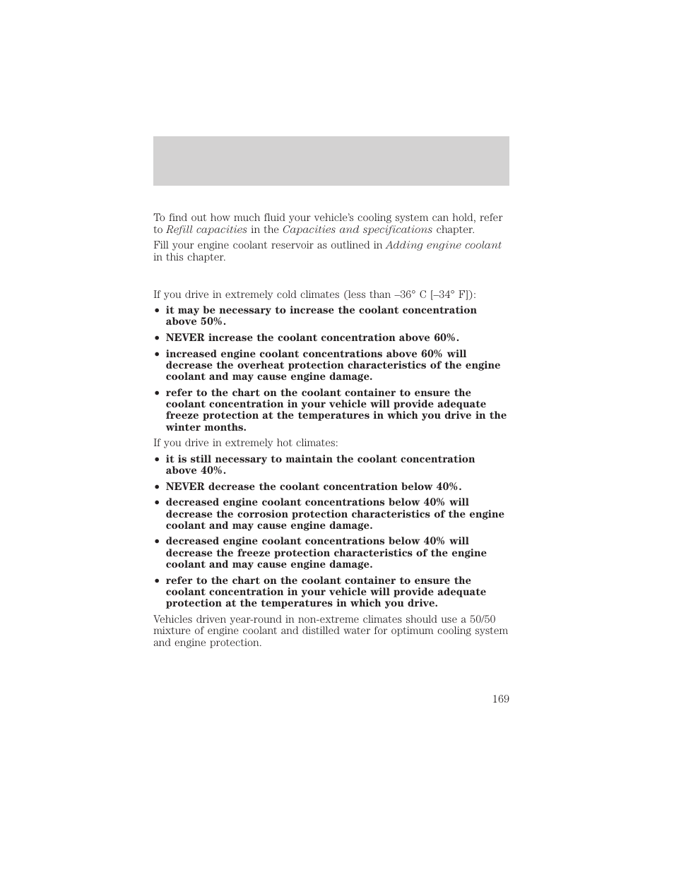 Maintenance and care | FORD 2000 Excursion v.1 User Manual | Page 169 / 232