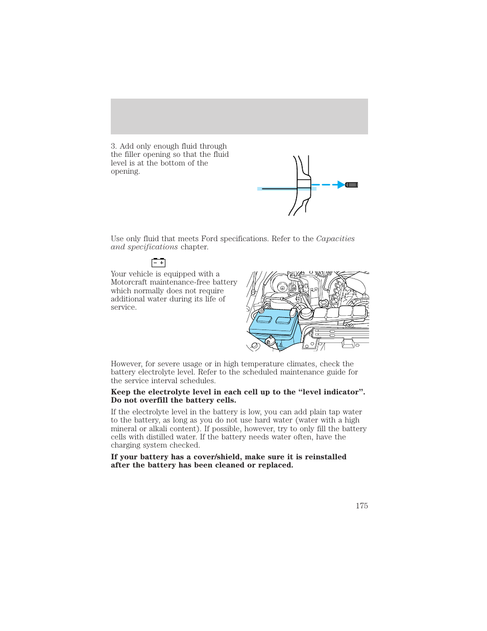 Maintenance and care | FORD 2000 Excursion v.1 User Manual | Page 175 / 232