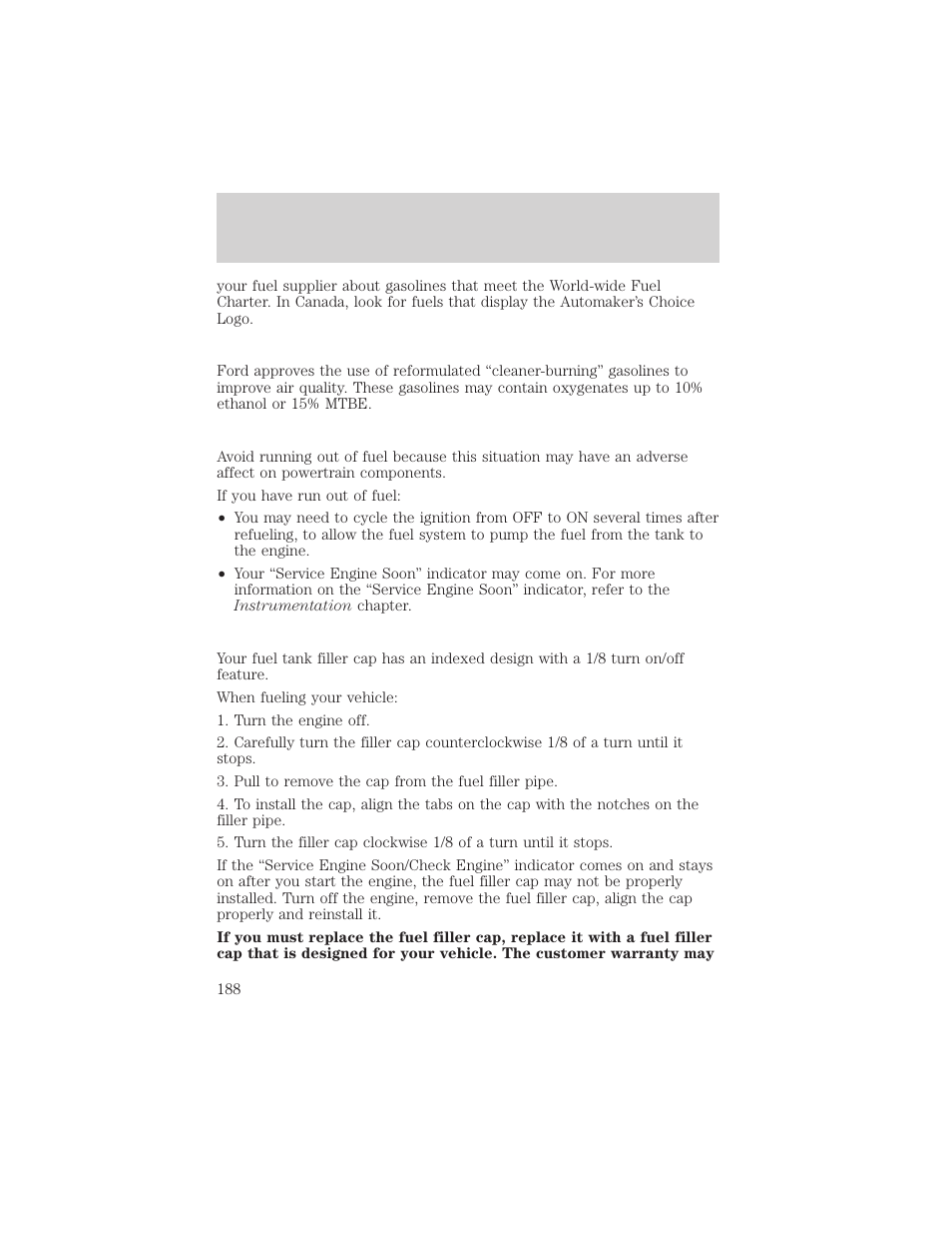 Maintenance and care | FORD 2000 Excursion v.1 User Manual | Page 188 / 232