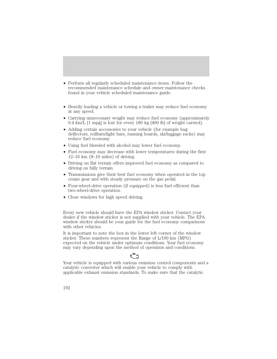 Maintenance and care | FORD 2000 Excursion v.1 User Manual | Page 192 / 232