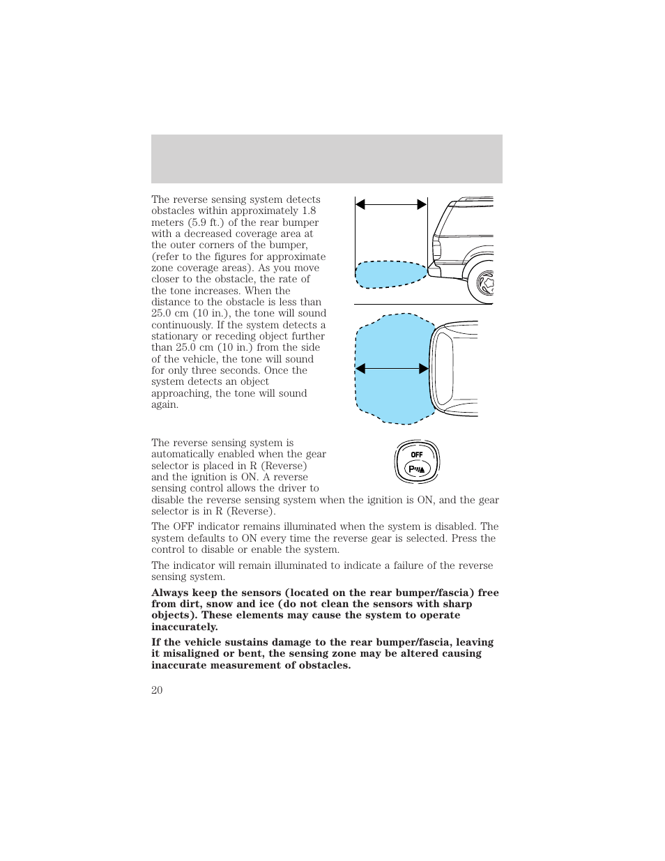 Controls and features | FORD 2000 Excursion v.1 User Manual | Page 20 / 232