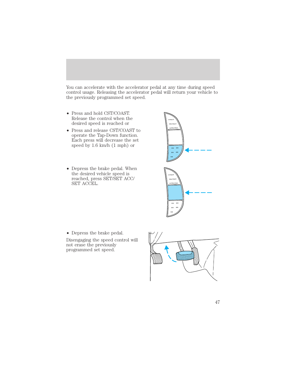 Controls and features | FORD 2000 Excursion v.1 User Manual | Page 47 / 232