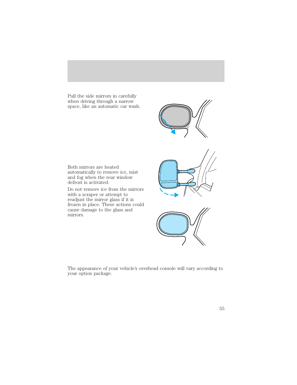 Controls and features | FORD 2000 Excursion v.1 User Manual | Page 55 / 232