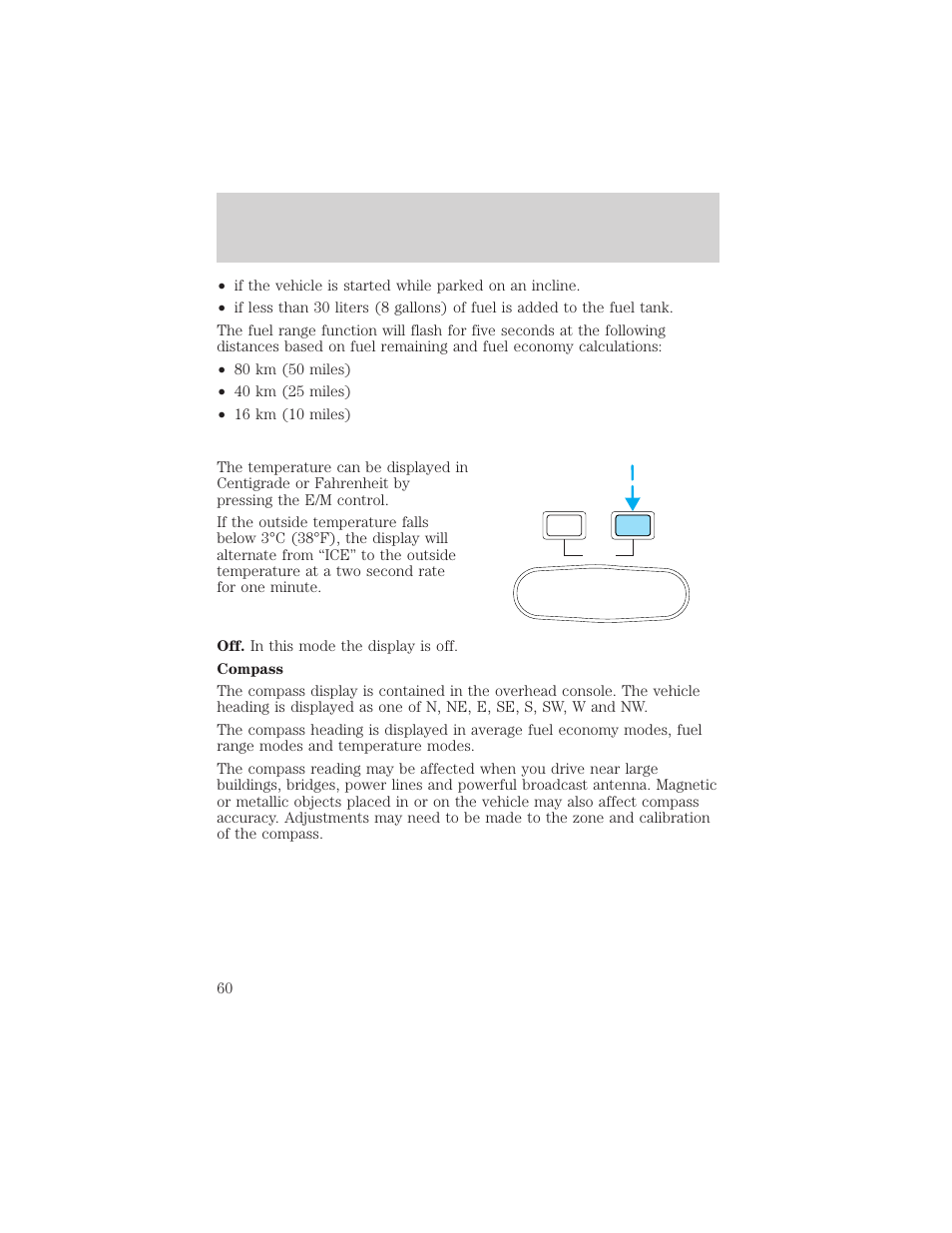 Controls and features | FORD 2000 Excursion v.1 User Manual | Page 60 / 232