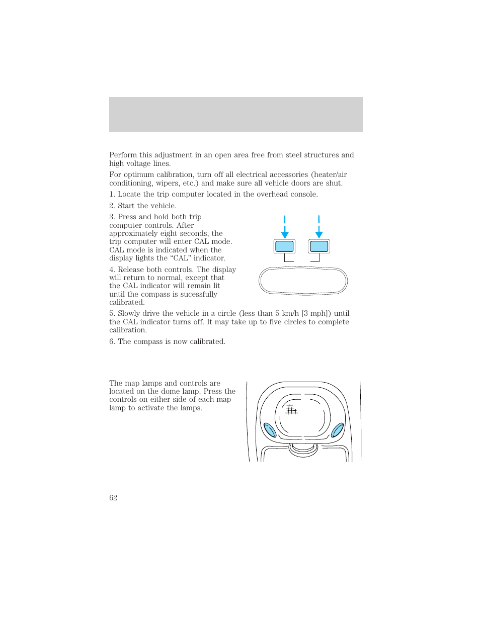 Controls and features | FORD 2000 Excursion v.1 User Manual | Page 62 / 232