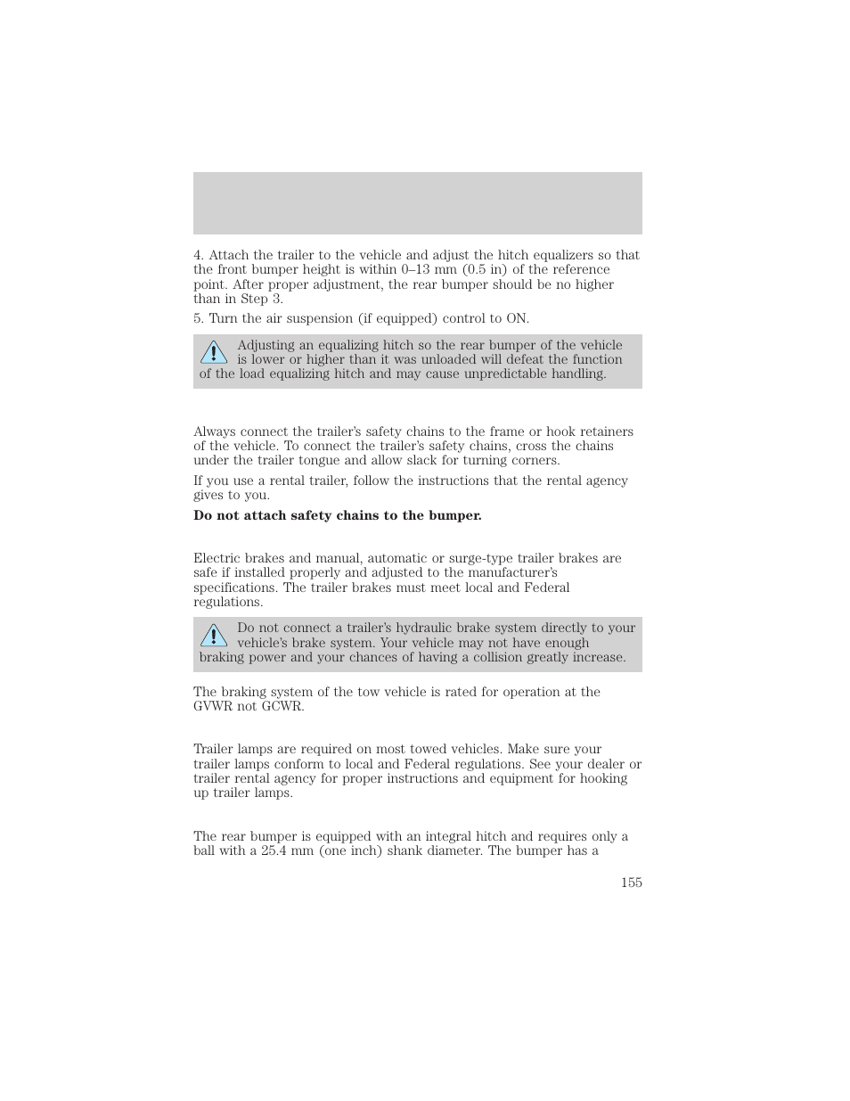 Driving | FORD 2000 Expedition User Manual | Page 155 / 256