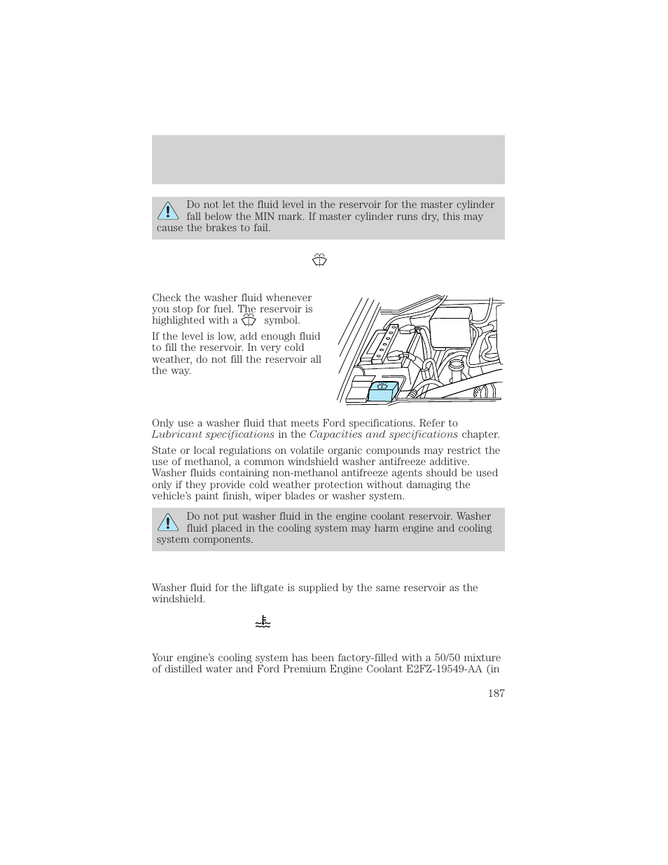 Maintenance and care | FORD 2000 Expedition User Manual | Page 187 / 256