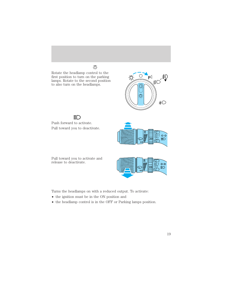 Controls and features | FORD 2000 Expedition User Manual | Page 19 / 256