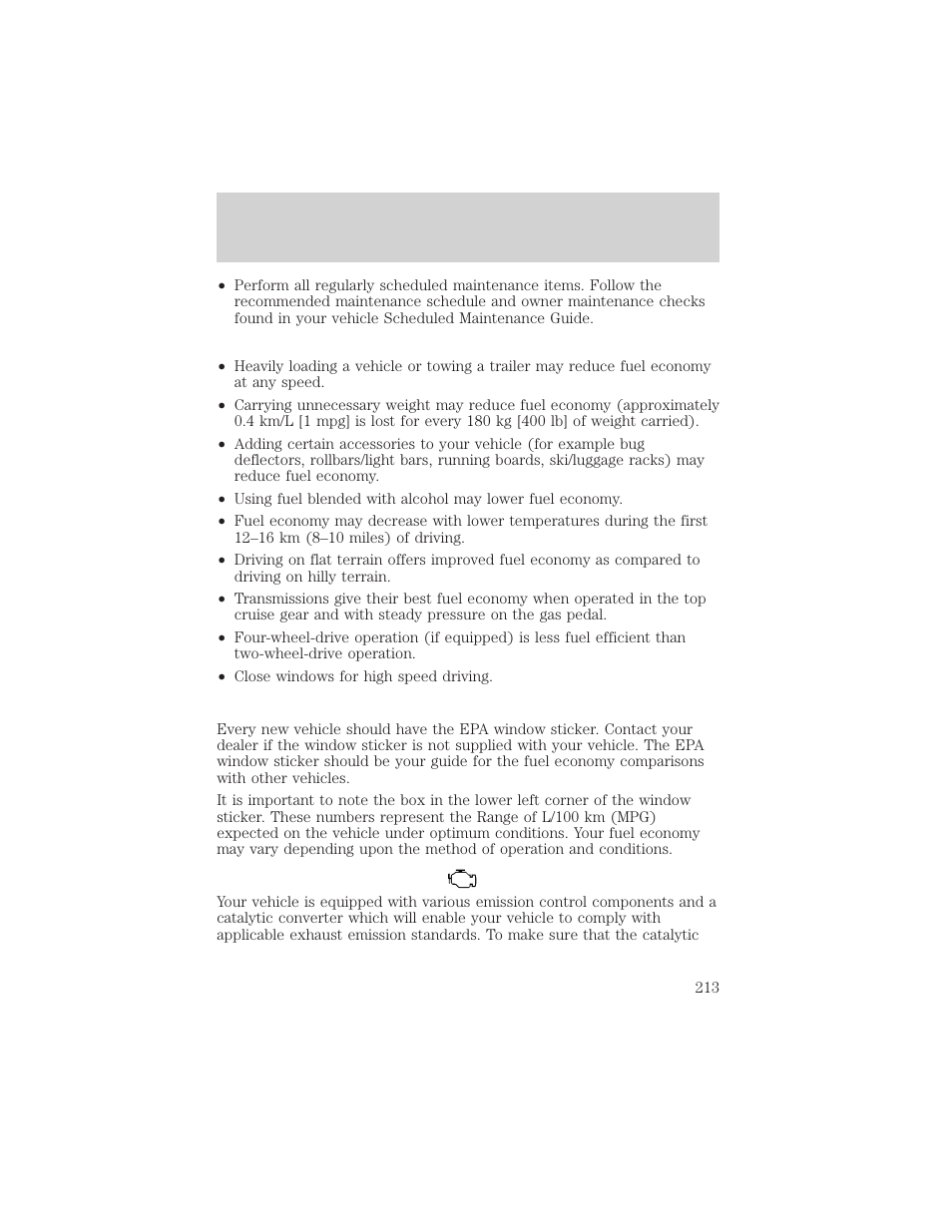 Maintenance and care | FORD 2000 Expedition User Manual | Page 213 / 256