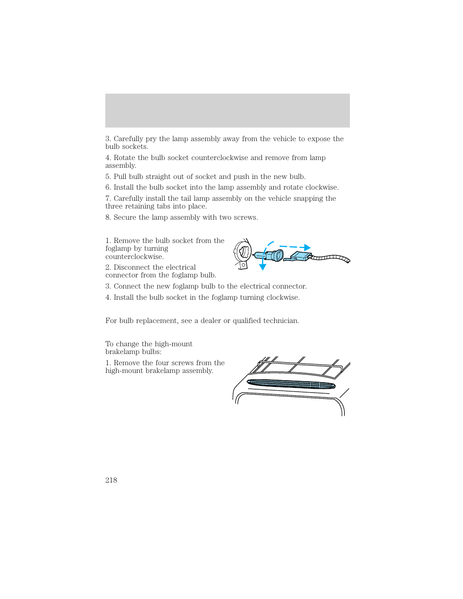 Maintenance and care | FORD 2000 Expedition User Manual | Page 218 / 256