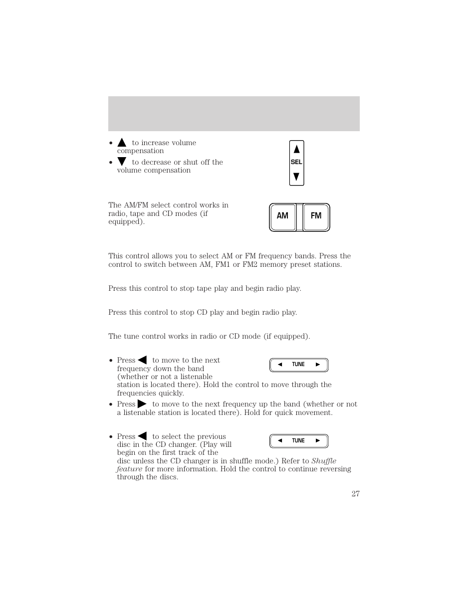Controls and features | FORD 2000 Expedition User Manual | Page 27 / 256