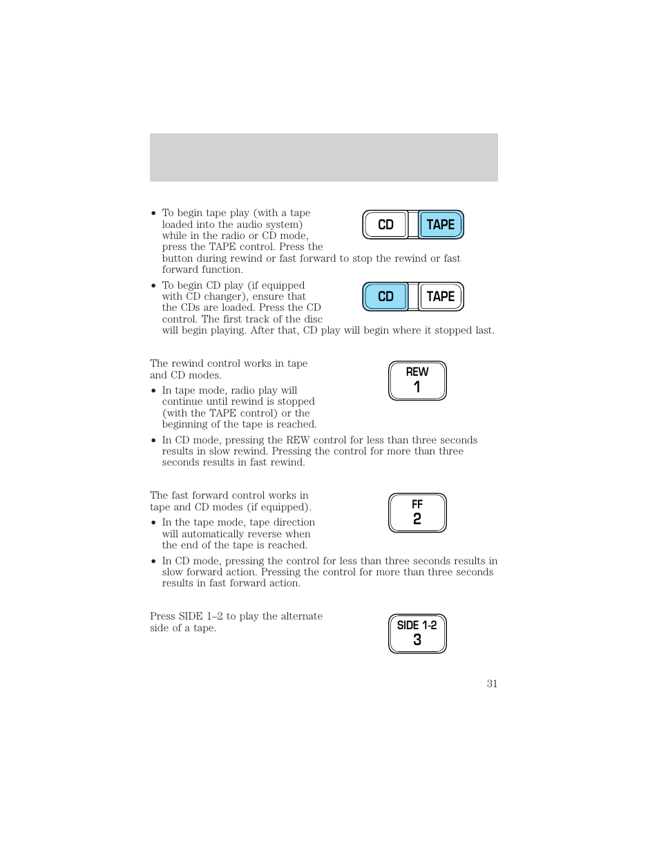 FORD 2000 Expedition User Manual | Page 31 / 256