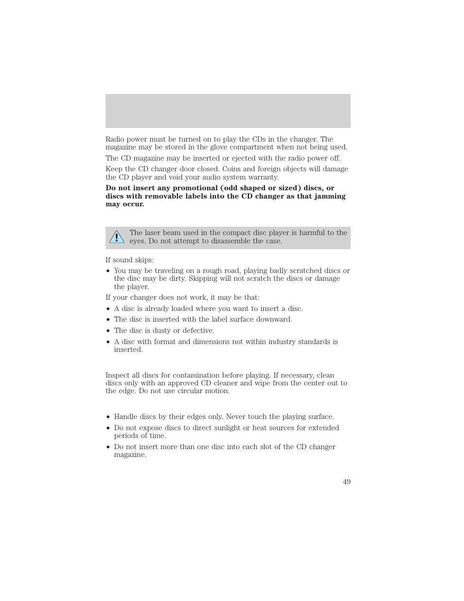 Controls and features | FORD 2000 Expedition User Manual | Page 49 / 256