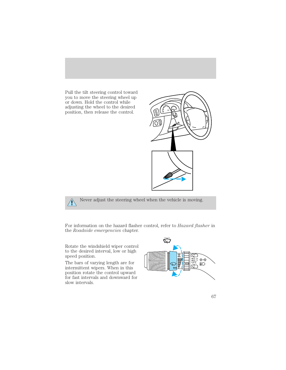 Controls and features | FORD 2000 Expedition User Manual | Page 67 / 256