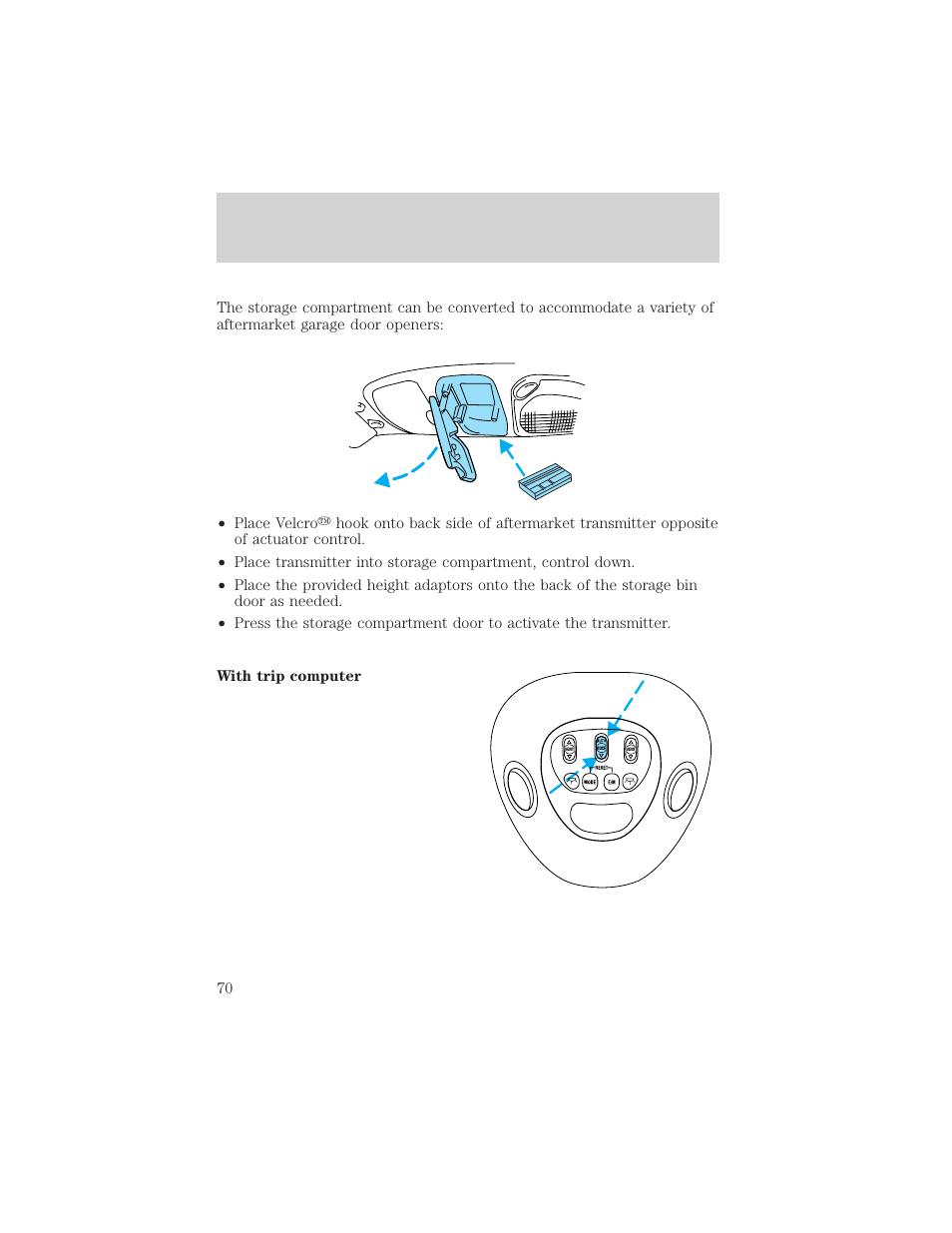 Controls and features | FORD 2000 Expedition User Manual | Page 70 / 256