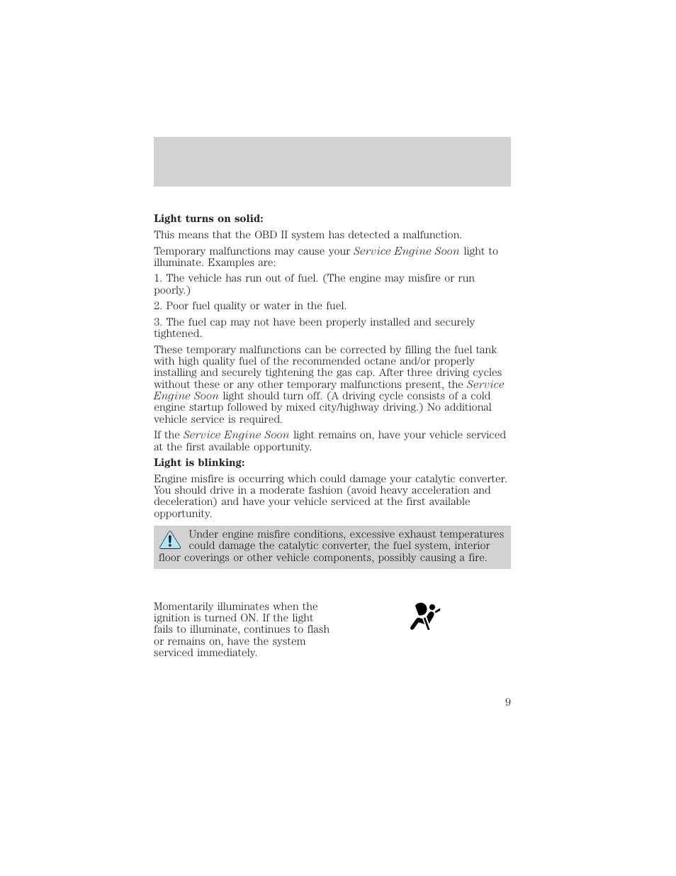Instrumentation | FORD 2000 Expedition User Manual | Page 9 / 256