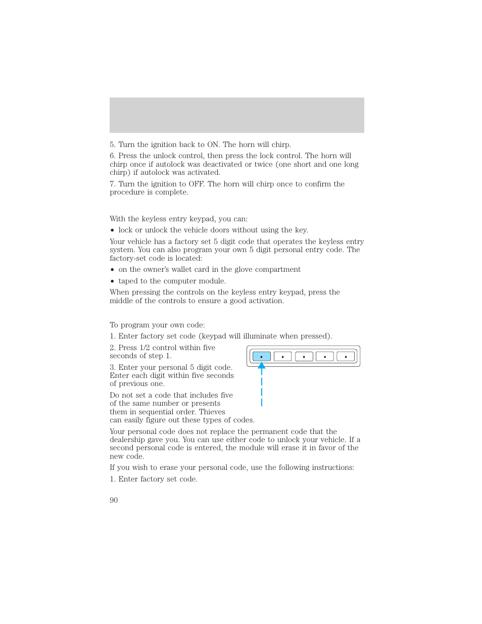 Controls and features | FORD 2000 Expedition User Manual | Page 90 / 256