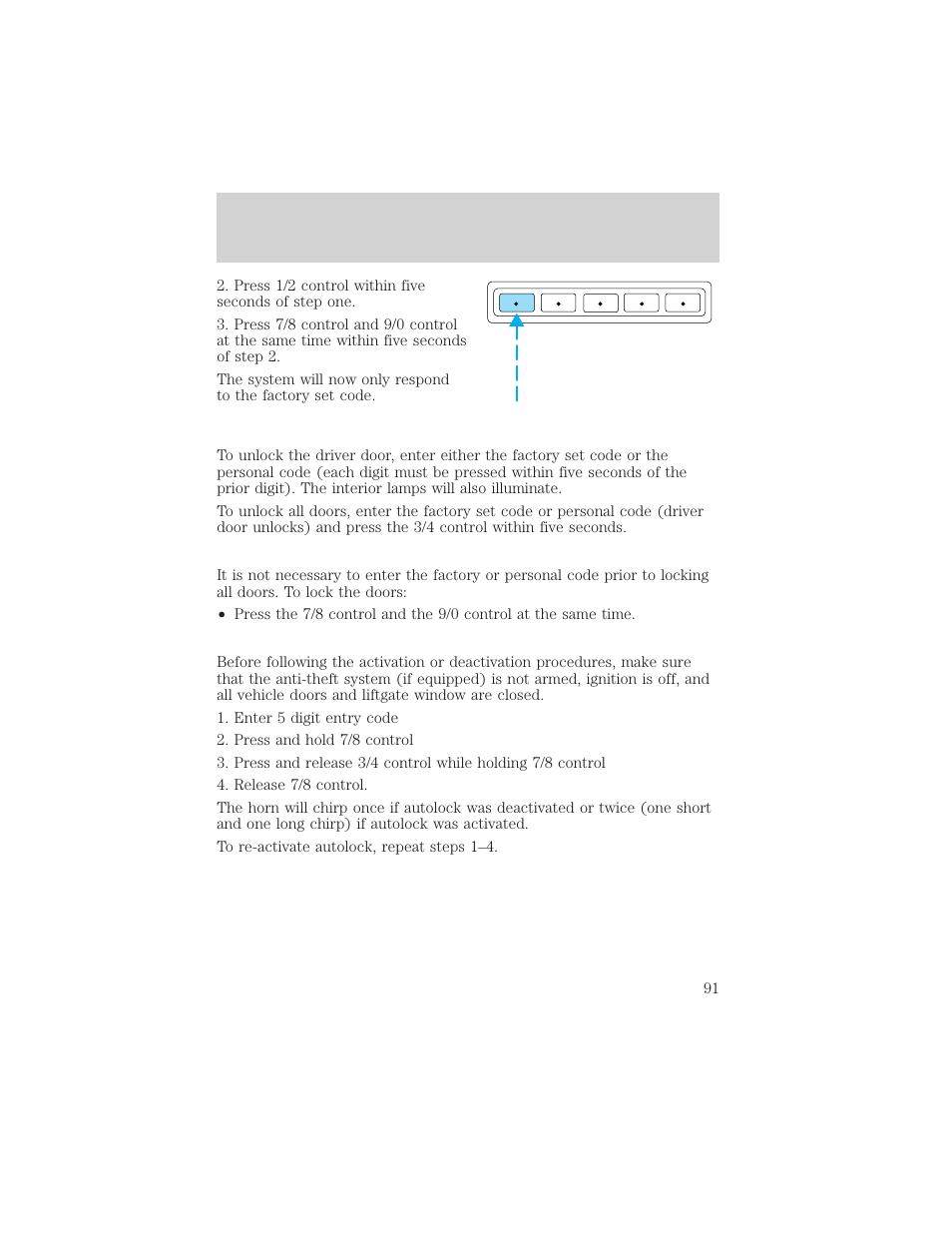 Controls and features | FORD 2000 Expedition User Manual | Page 91 / 256