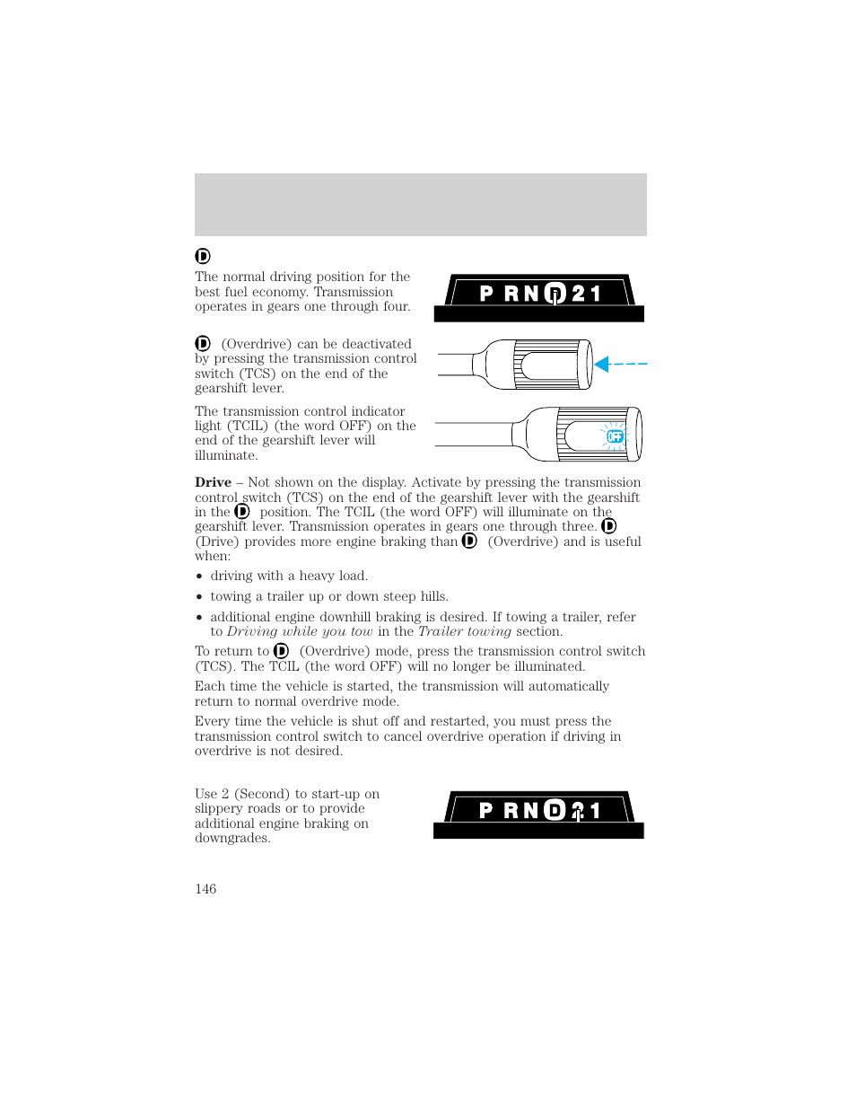 Driving | FORD 2000 F-150 User Manual | Page 146 / 280