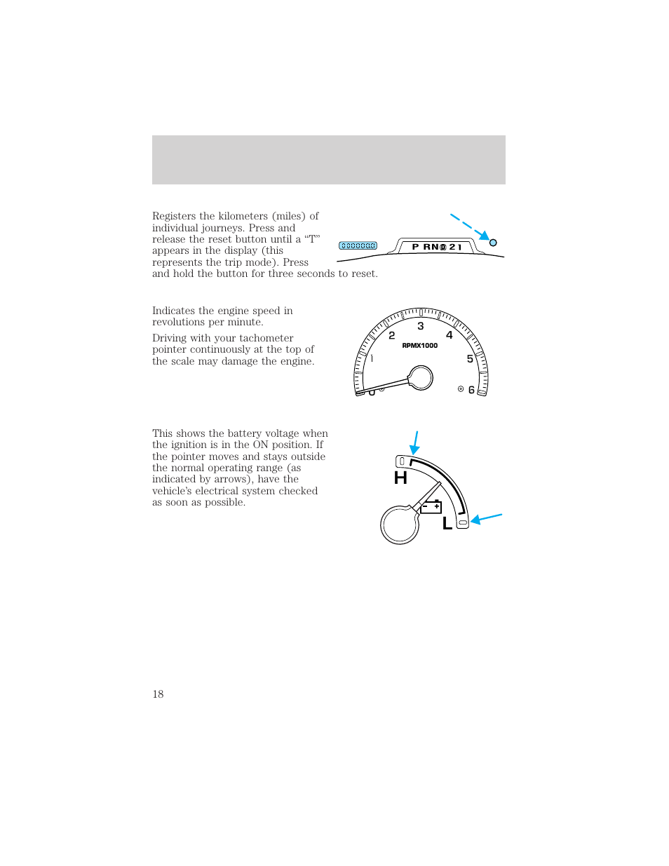 Instrumentation | FORD 2000 F-150 User Manual | Page 18 / 280