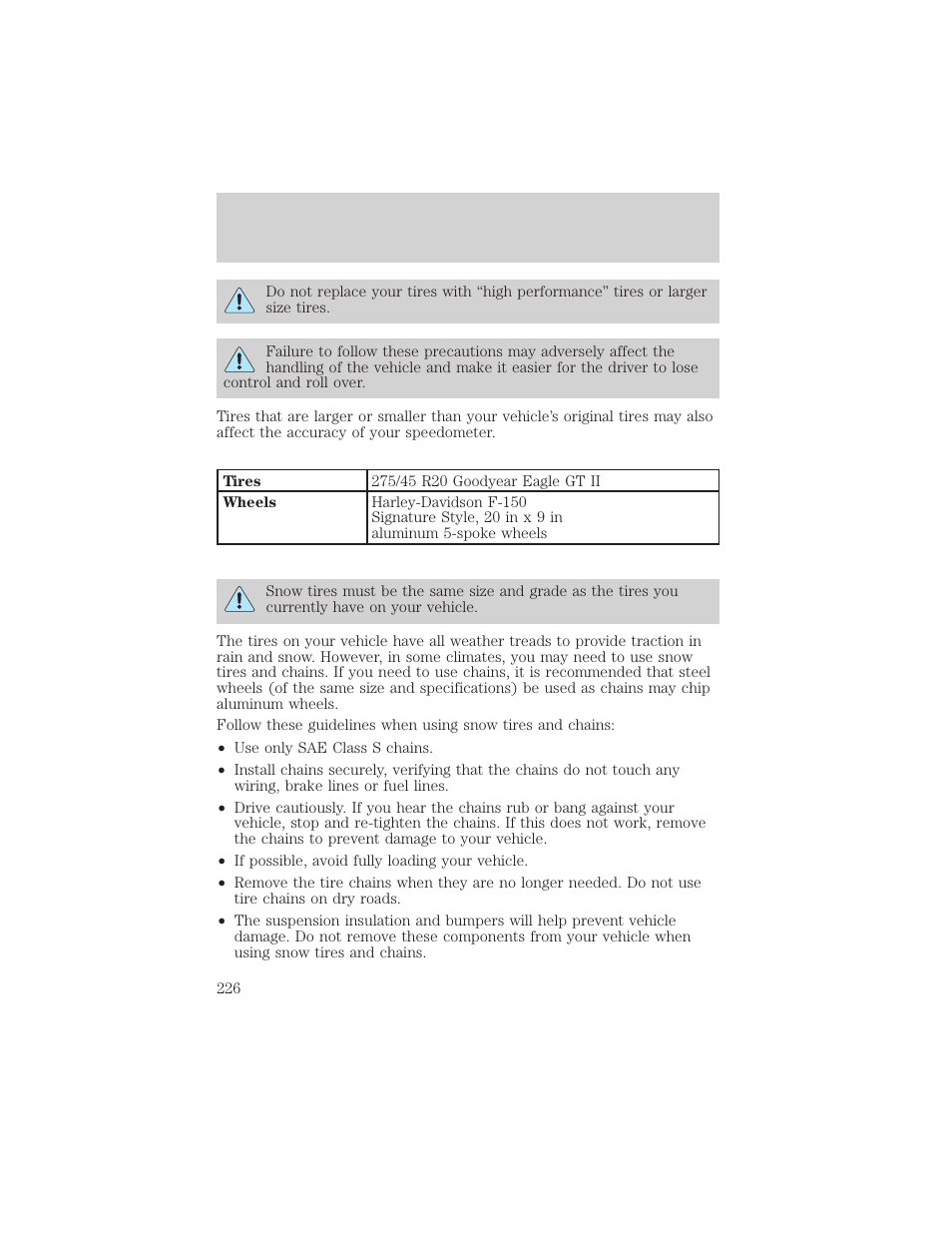 Maintenance and care | FORD 2000 F-150 User Manual | Page 226 / 280