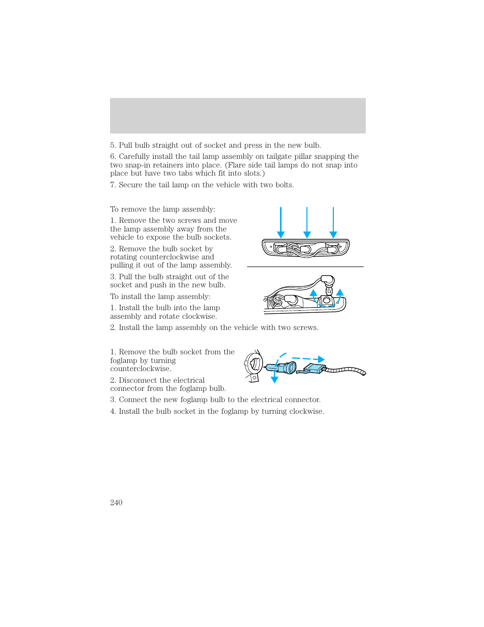 Maintenance and care | FORD 2000 F-150 User Manual | Page 240 / 280