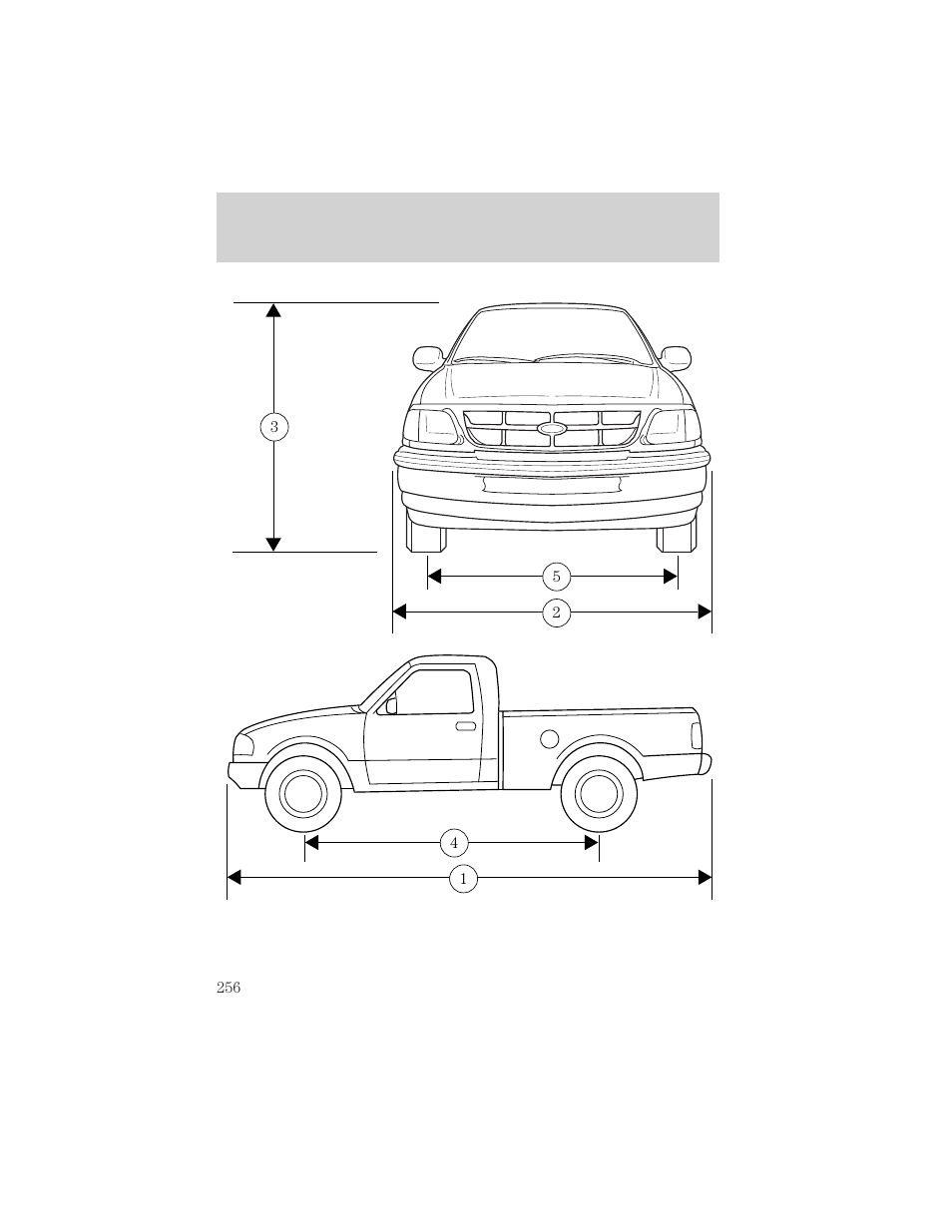 Capacities and specifications | FORD 2000 F-150 User Manual | Page 256 / 280