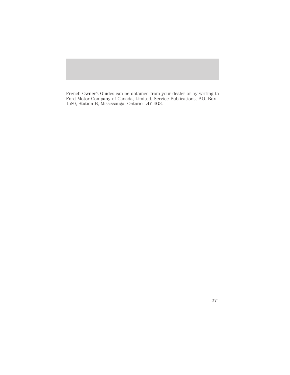 Customer assistance | FORD 2000 F-150 User Manual | Page 271 / 280