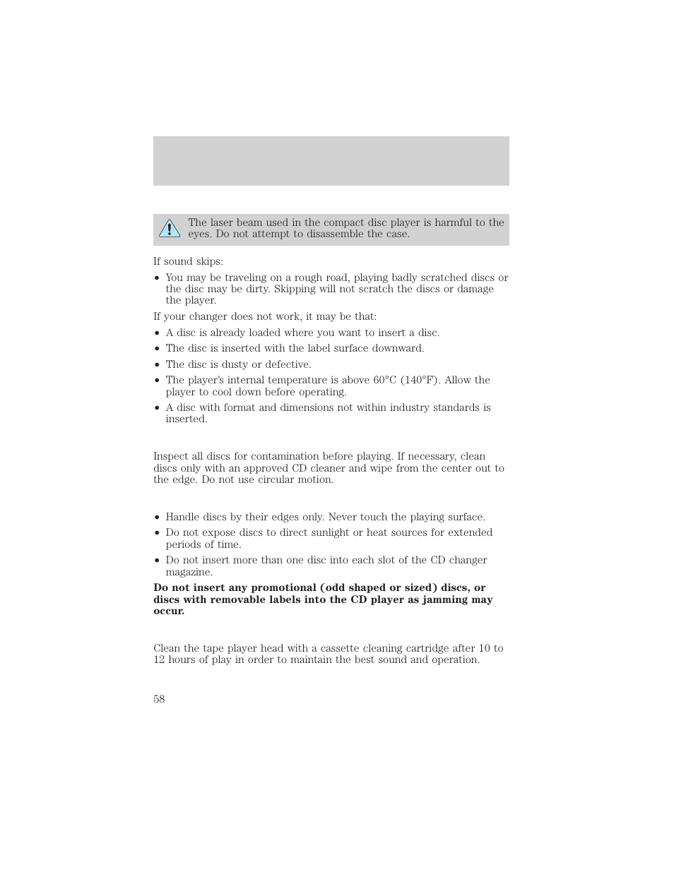 Controls and features | FORD 2000 F-150 User Manual | Page 58 / 280